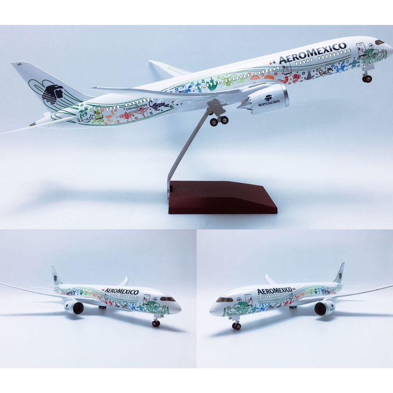 B787-9 Aeroméxico Quetzalcoatl - Escala 1/130 - 43cm - Avión a escala