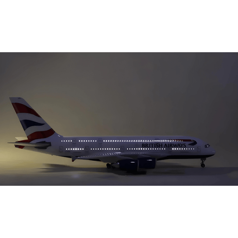 A380 Británico - Escala 1/160 - 47CM - Avión a escala