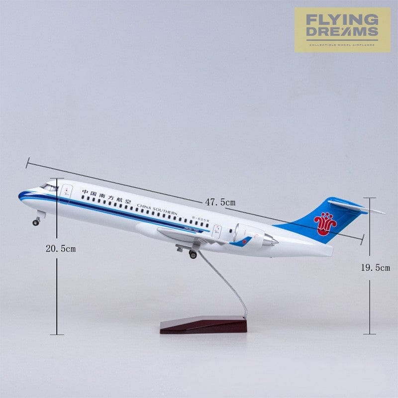 ARJ21 Southern - Escala 1/70 - 47cm - 18,5cm - Modelo de avión