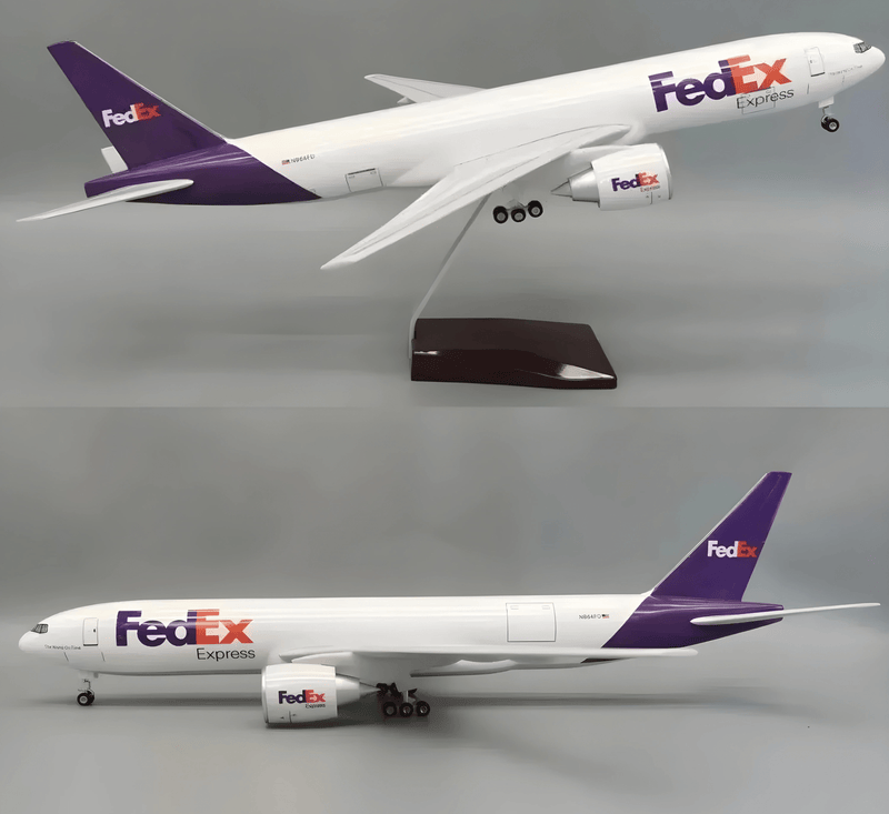 FedEx Cargo B777 Escala 1/157 - 47CM - 18.5in