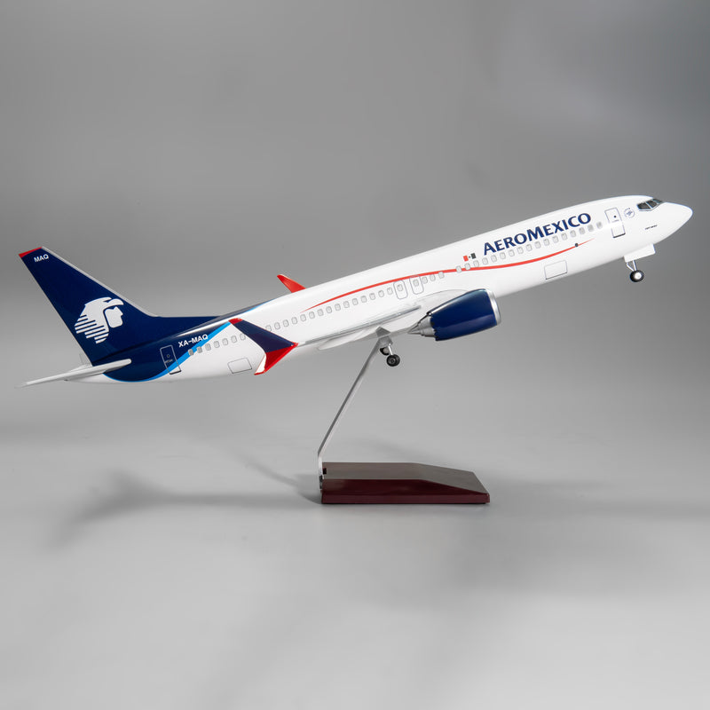 B737 MAX Aeroméxico - 1/80 Scale - 47cm - 18.5 in - Scale Aircraft