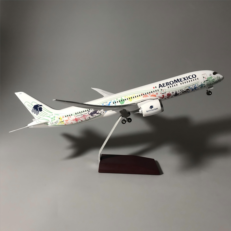 B787-9 Aeroméxico Quetzalcoatl - Escala 1/130 - 43cm - Avión a Escala - Envío Gratis