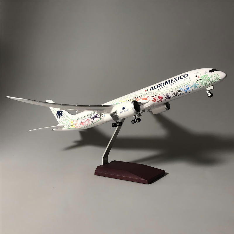 B787-9 Aeroméxico Quetzalcoatl - Escala 1/130 - 43cm - Avión a Escala - Envío Gratis