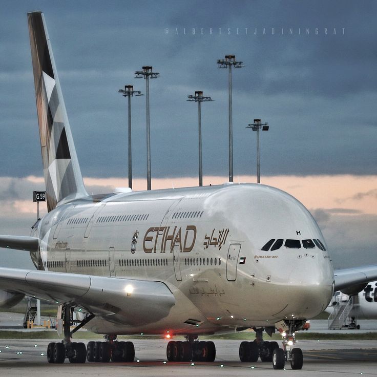 A380 Etihad - 1/160 Scale - 47CM - Scale Aircraft