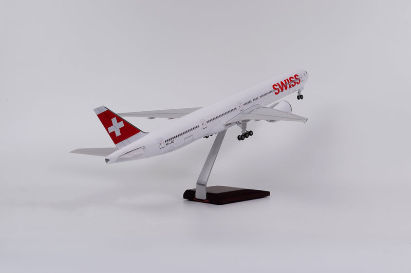 B777 SWISS - Scale 1/157 - 47CM -18.5in - Aircraft model