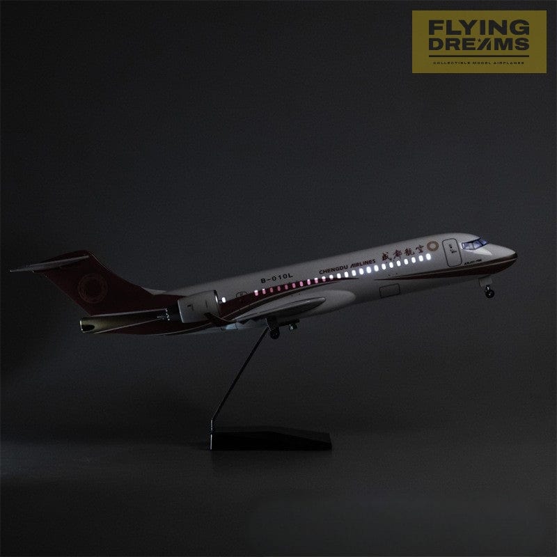 ARJ21 Chengdu Airlines - Escala 1/70 - 47cm - 18,5cm