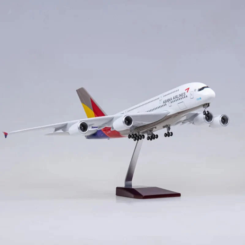 A380 Aerolínea coreana Asiana - Escala 1/160 - 46cm - Avión a escala