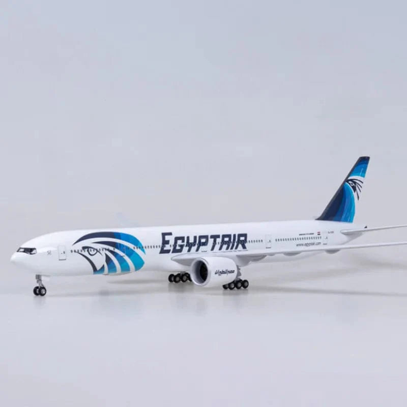 B777 Egipto - Escala 1/157 - 47cm - 18,5 in - Modelo de avión