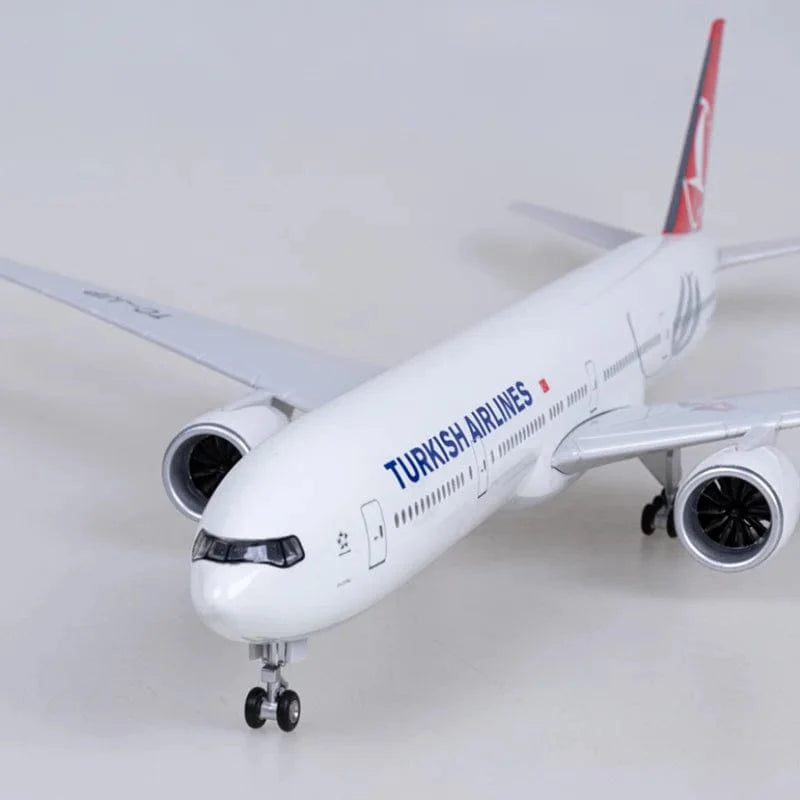 B777 Turco - Escala 1/157 - 47cm - 18,5 in - Modelo de avión