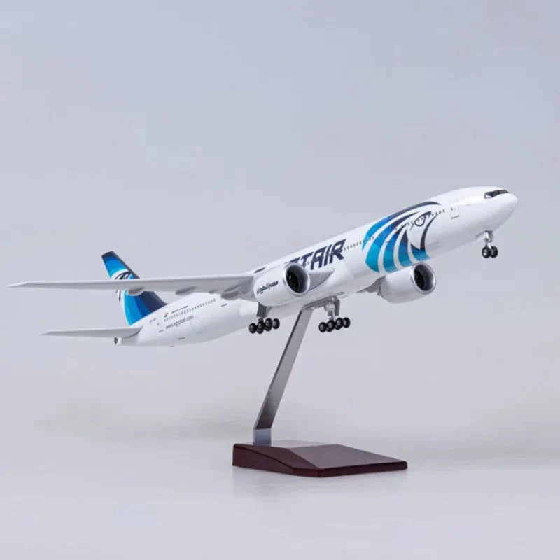 B777 Egipto - Escala 1/157 - 47cm - 18,5 in - Modelo de avión