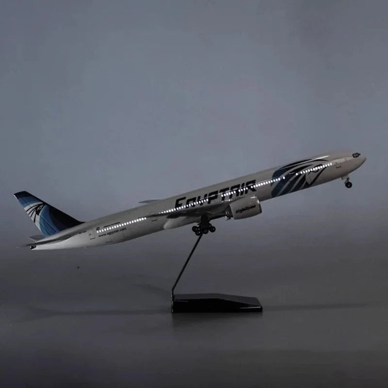 B777 Egipto - Escala 1/157 - 47cm - 18,5 in - Modelo de avión