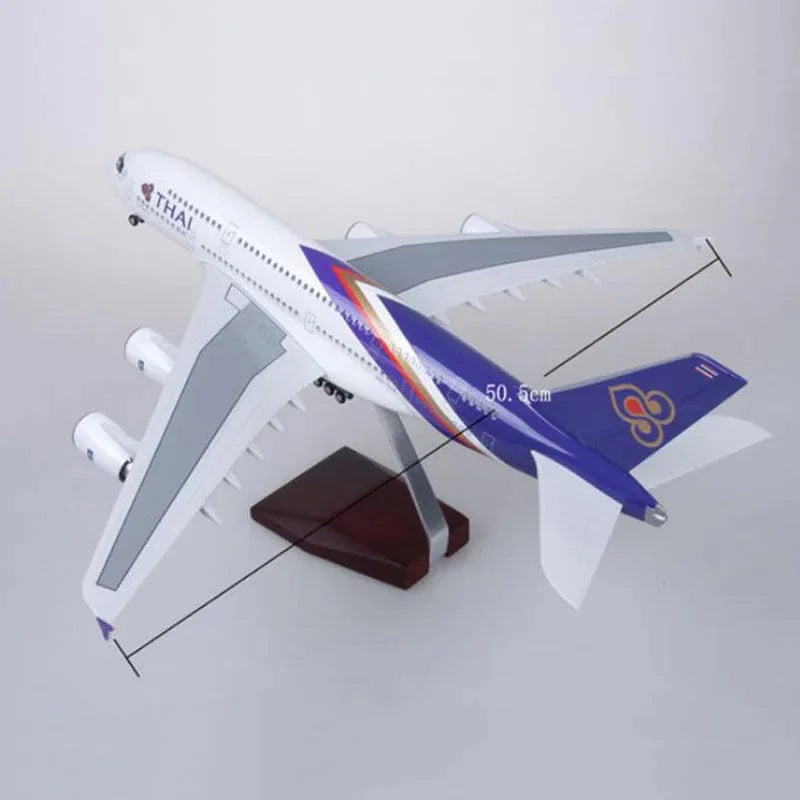 A380 Thai Airways - 1/160 Scale - 47CM - 18.5 in - Aircraft model