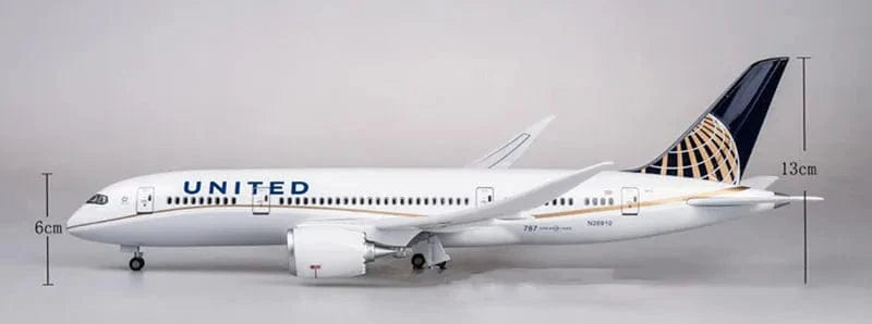 B787-9 United - Escala 1/130 - 43cm - Avión a escala