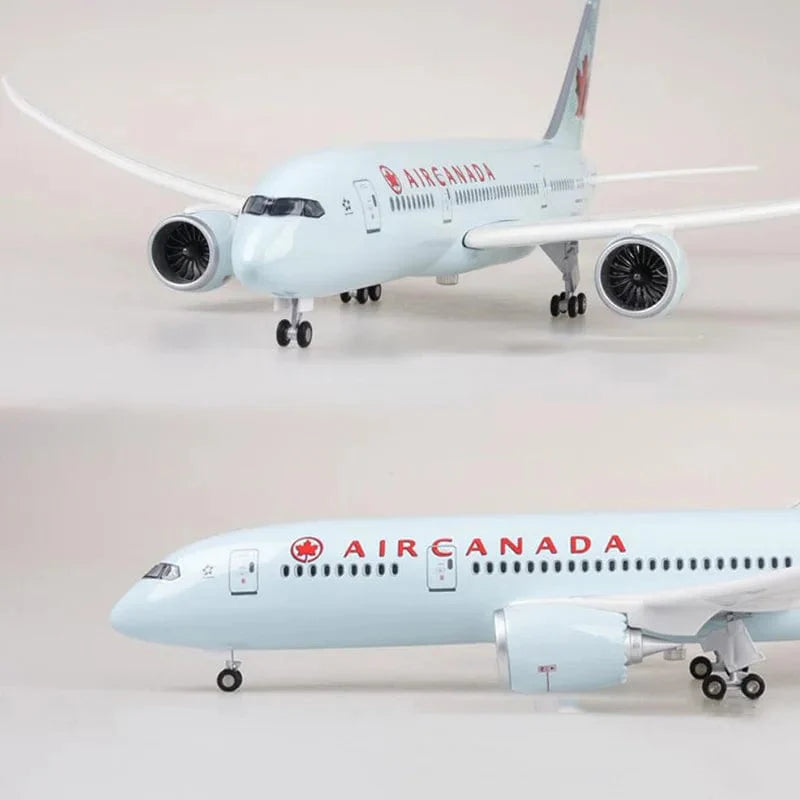 B787 Air Canada Dreamliner - Librea verde - Escala 1/130 - 43 cm - 16,9 pulgadas