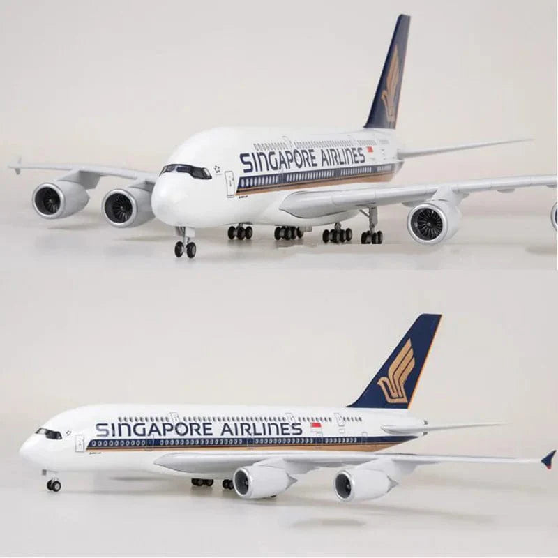 A380 Singapur - Escala 1/160 - 47cm - 18,5 in - Modelo de avión