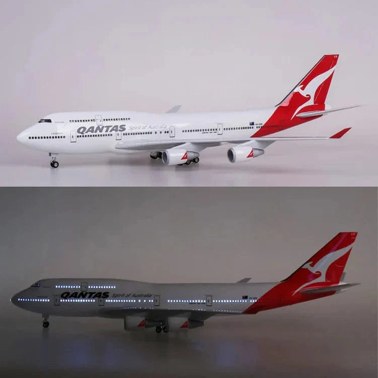 B747 Qantas - Escala 1/150 - 47cm - Avión a escala