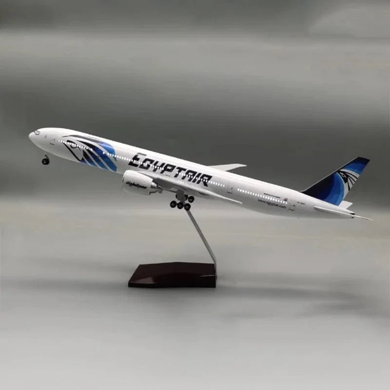 B777 Egipto - Escala 1/157 - 47cm - 18,5 in - Modelo de avión