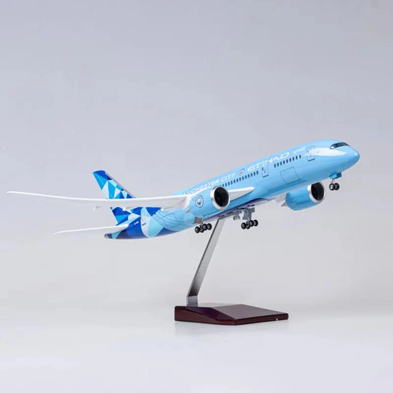 B787 Manchester City - Etihad - Escala 1/130 - 43cm - Avión a escala