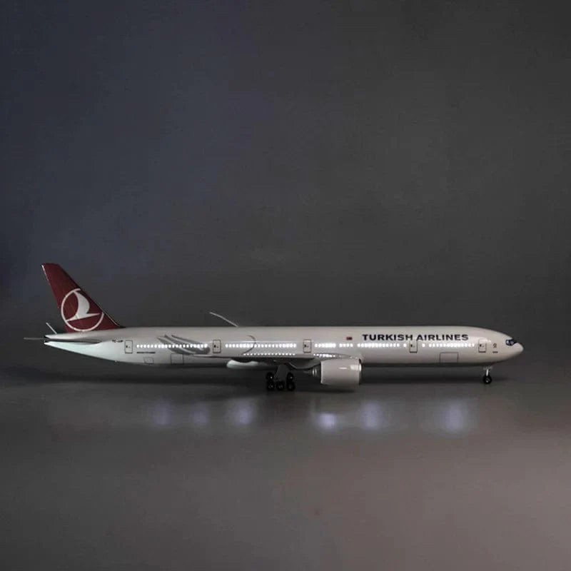 B777 Turco - Escala 1/157 - 47cm - 18,5 in - Modelo de avión