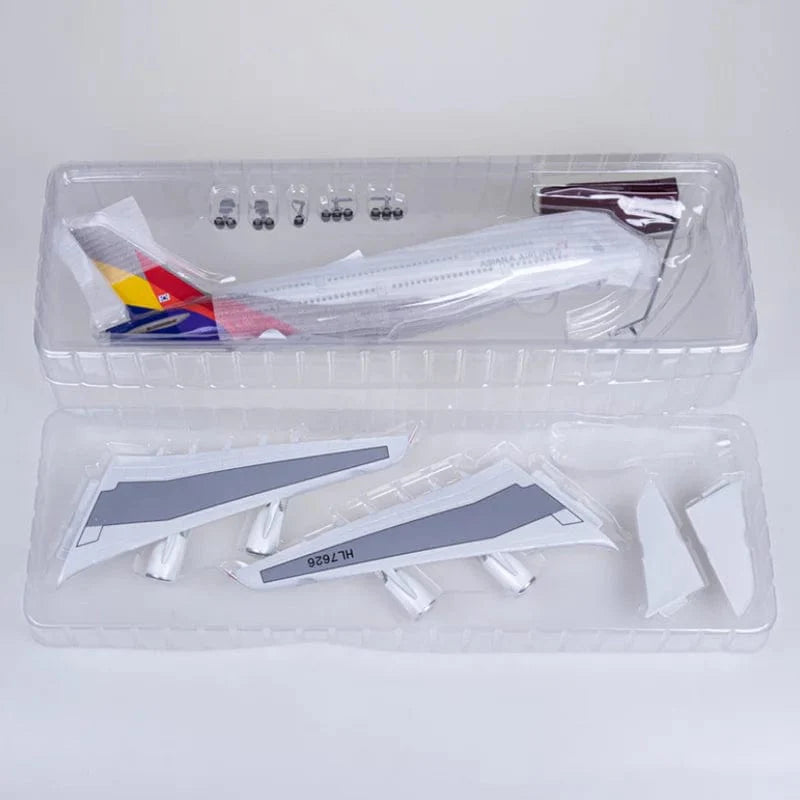 A380 Aerolínea coreana Asiana - Escala 1/160 - 46cm - Avión a escala