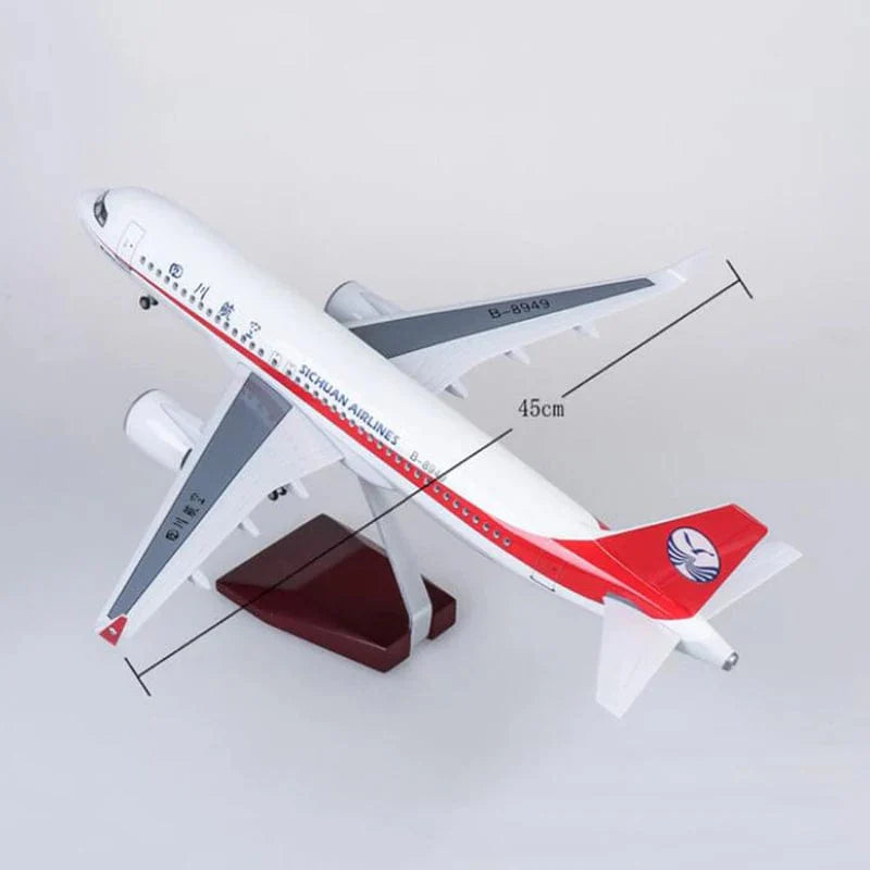 A320 NEO SICHUAN - Escala 1/80 - 47cm - 18.5in