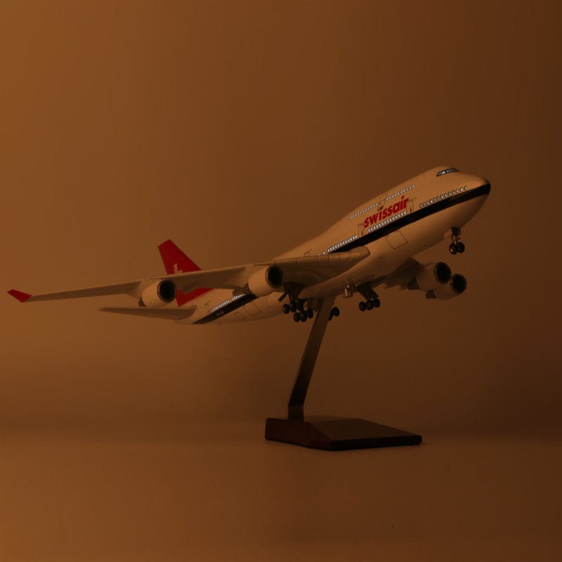 B747 Swiss - Escala 1/157 - 47cm - 18,5 in - Modelo de avión