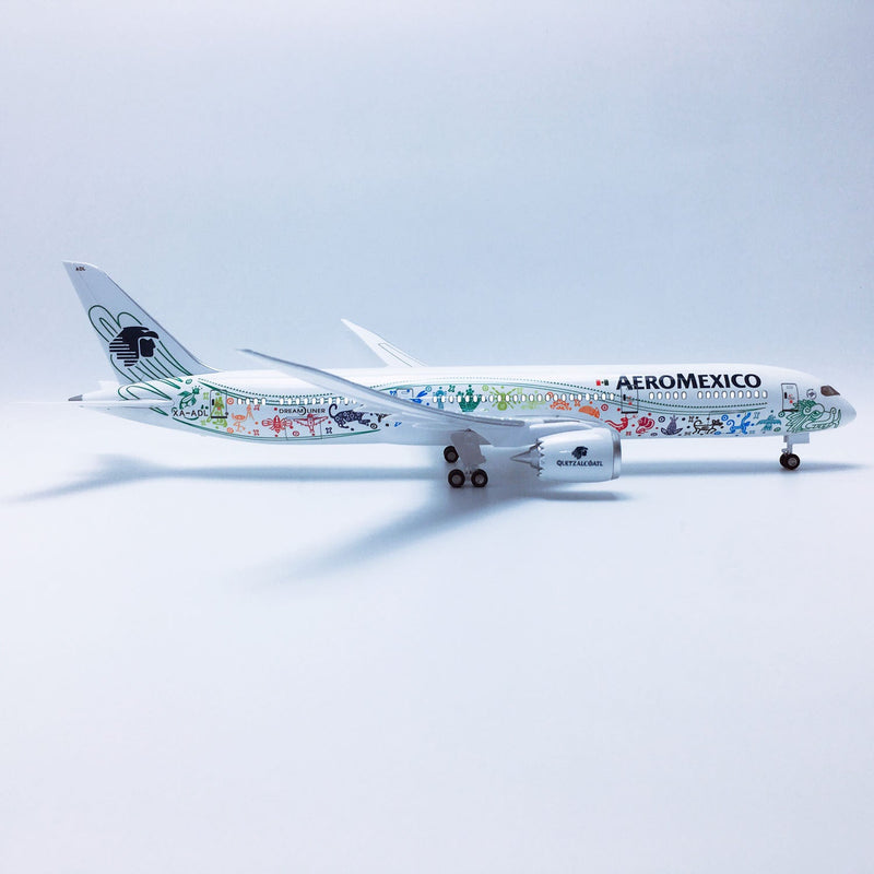 B787-9 Aeroméxico Quetzalcoatl - Escala 1/130 - 43cm - Avión a Escala - Envío Gratis