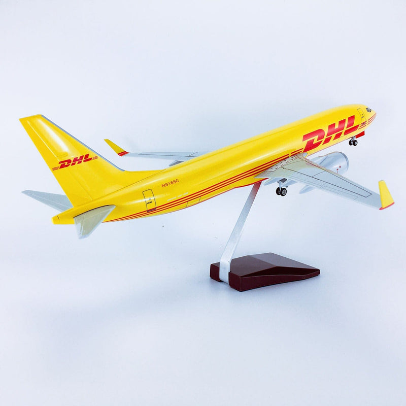 B737-800 DHL - 1/80 Scale - 47cm - 18.5 in - Aircraft Model