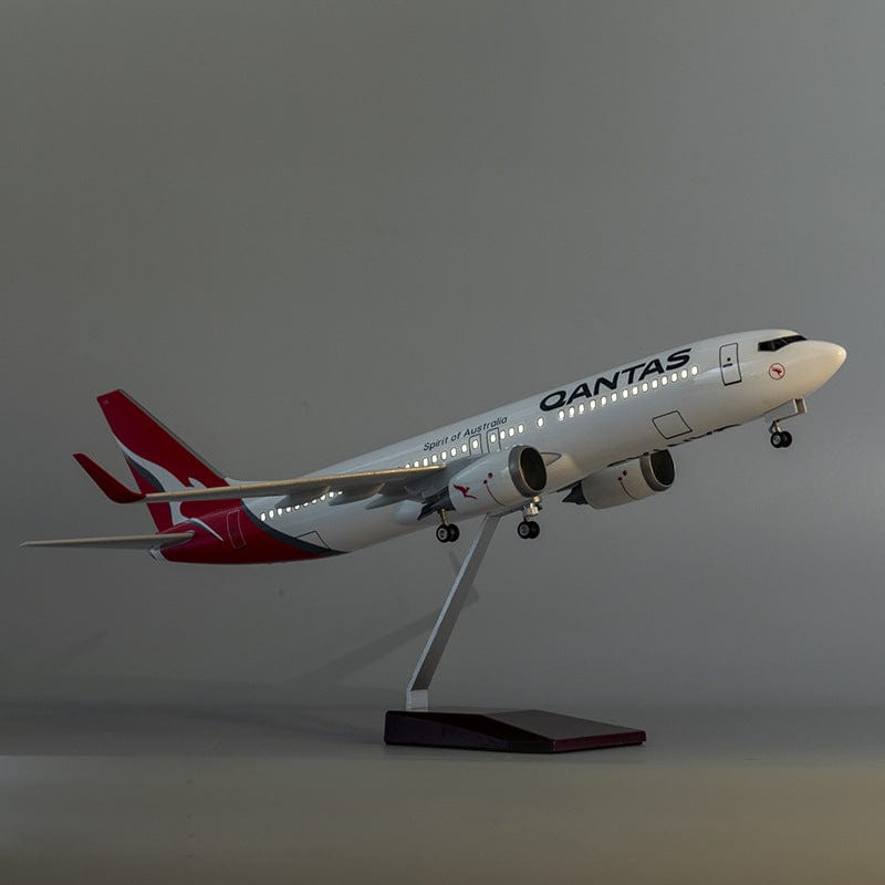 B737-800 Qantas - Escala 1/80 - 47cm - 18,5 in - Modelo de avión