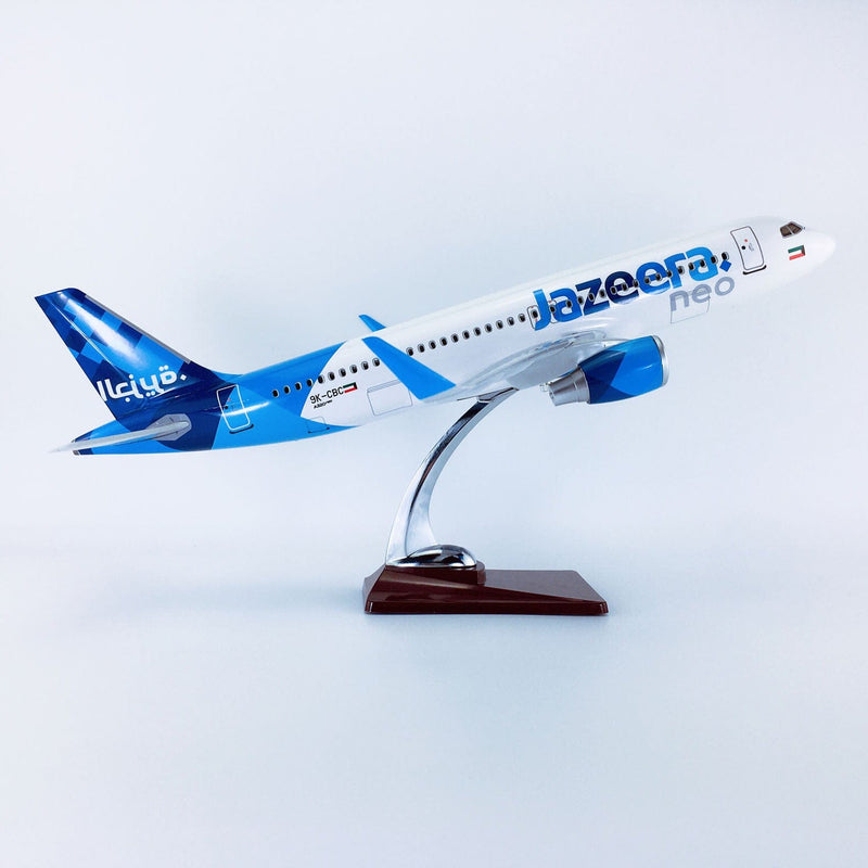 A320neo JAZEERA - Escala 1/80 - 47cm - 18,5 pulgadas