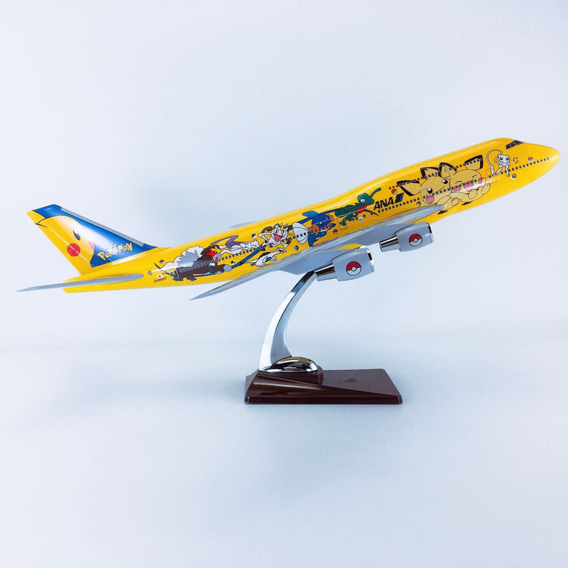 B747-200 ANA Pikachu - Escala 1/157 - 47cm - 18,5 in - Modelo de avión