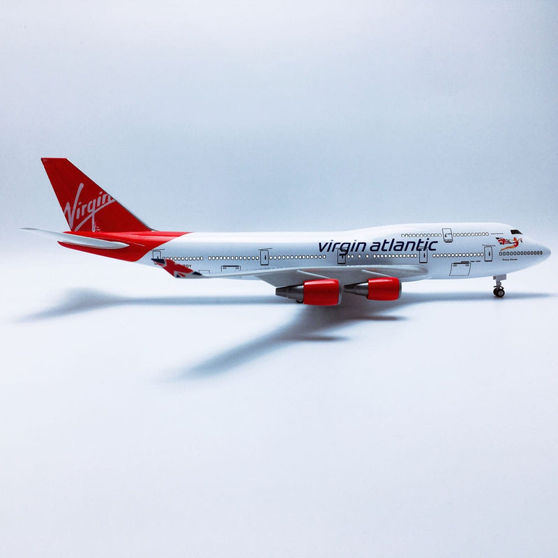 B747-400 Virgin - 1/150 Scale - 47cm - 18.5 in