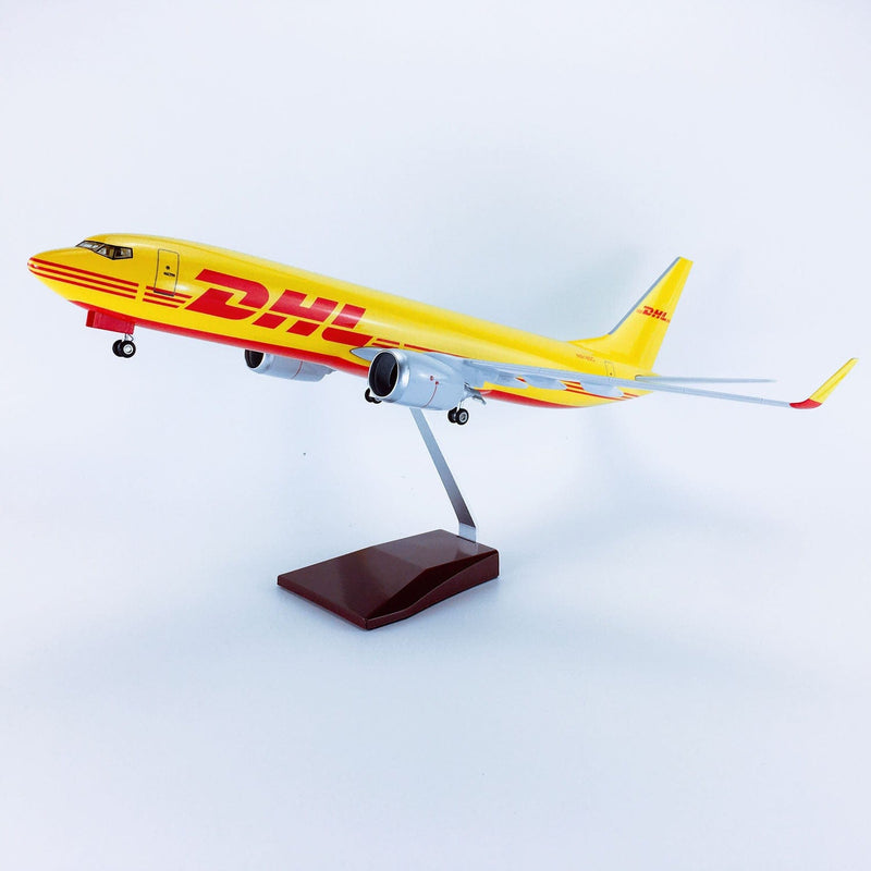 B737-800 DHL - 1/80 Scale - 47cm - 18.5 in - Aircraft Model