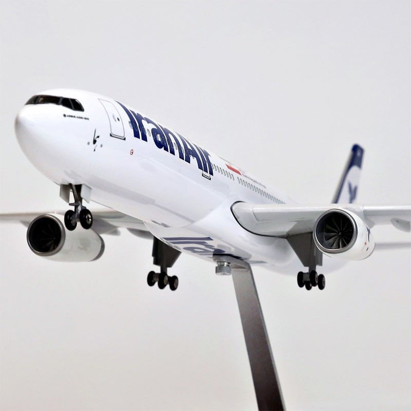 A330 Iran Airlines 1/135 Scale - 47cm - 18.5 in - Aircraft Model