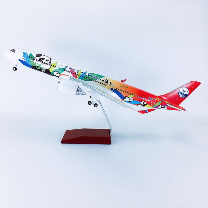 A350 Sichuan Panda - 1/142 Scale - 47cm - 18.5in - Led Lights (Optional)