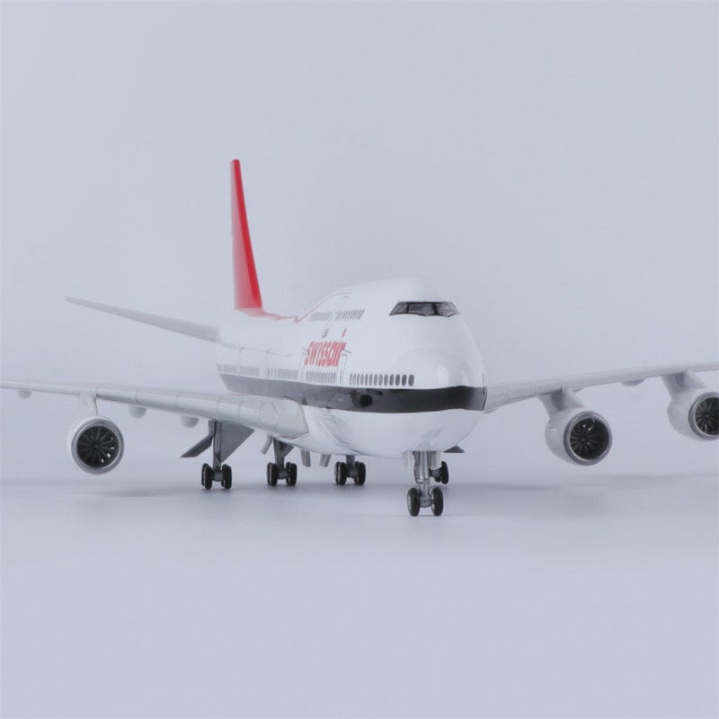 B747 Swiss - Escala 1/157 - 47cm - 18,5 in - Modelo de avión