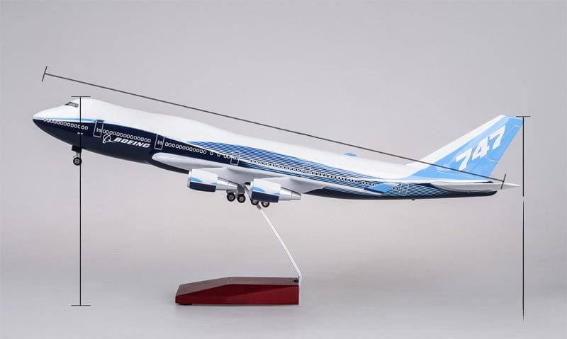 B747-400 Prototype - 1/150 Scale - 47cm - 18.5 in - Aircraft Model