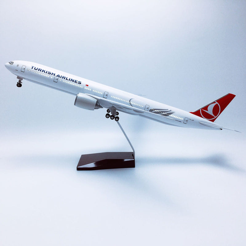 B777 Turco - Escala 1/157 - 47cm - 18,5 in - Modelo de avión