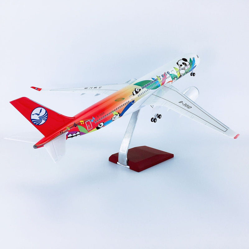 A350 Sichuan Panda - Escala 1/142 - 47cm - 18.5in - Luces Led (Opcional)