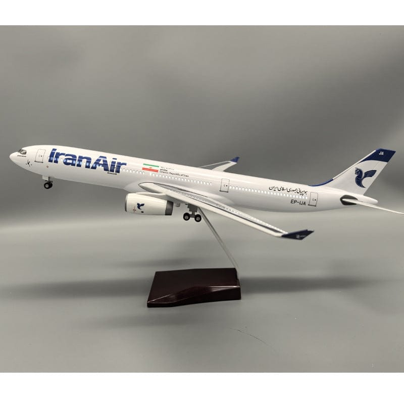 A330 Iran Airlines 1/135 Scale - 47cm - 18.5 in - Aircraft Model