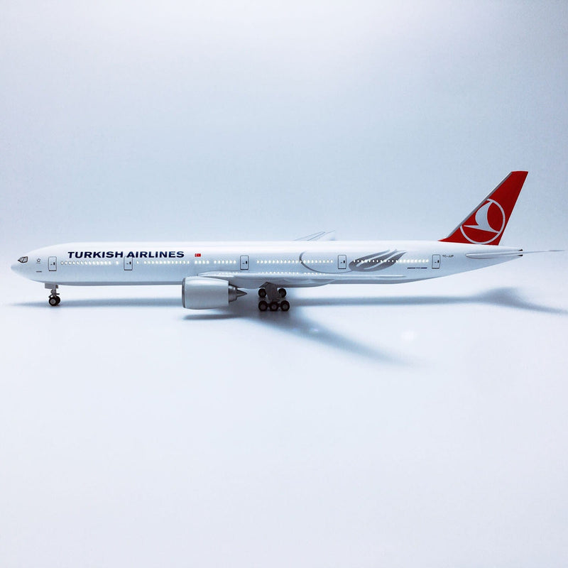 B777 Turco - Escala 1/157 - 47cm - 18,5 in - Modelo de avión