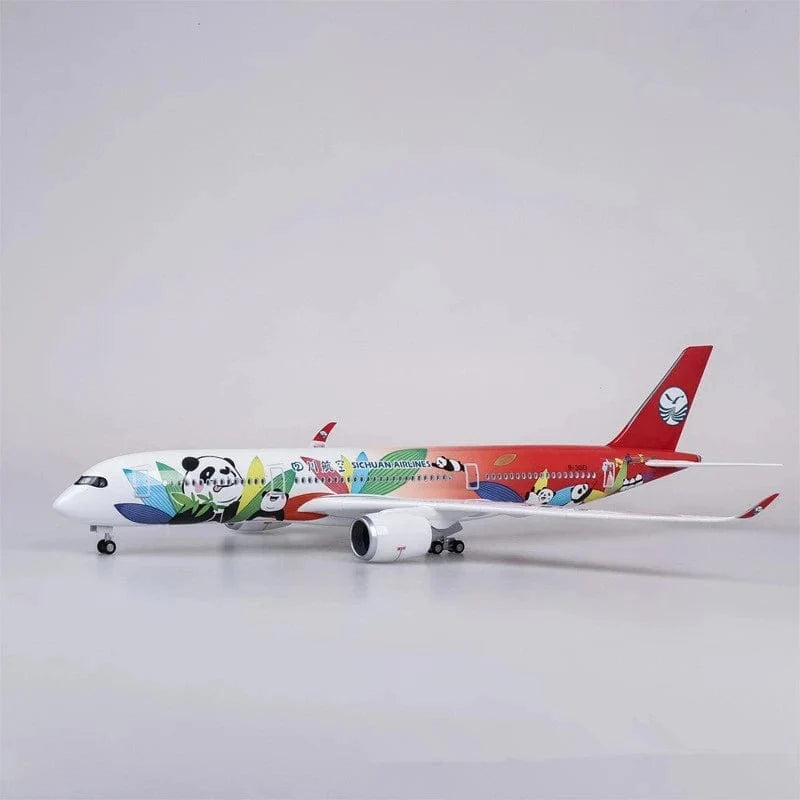 A350 Sichuan Panda - Escala 1/142 - 47cm - 18.5in - Luces Led (Opcional)