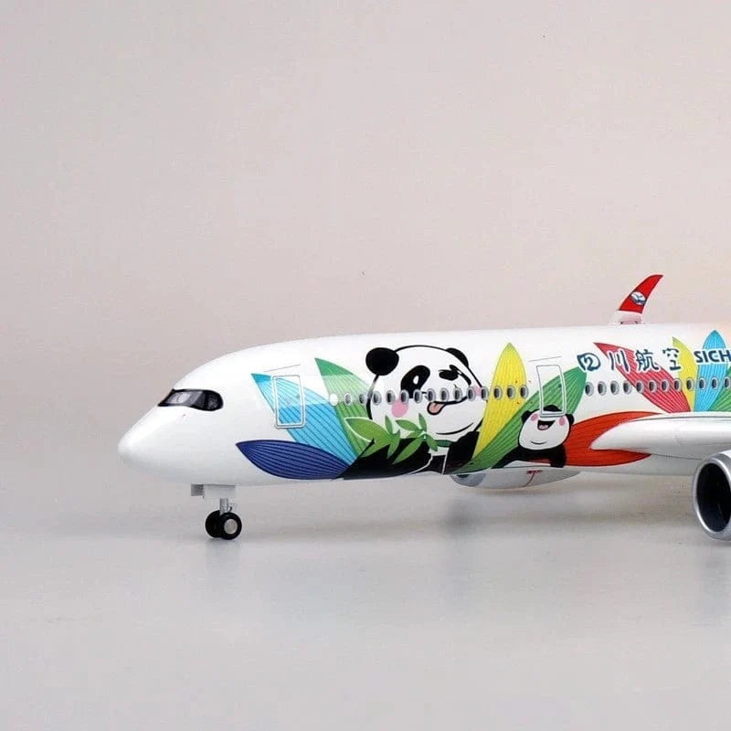 A350 Sichuan Panda - Escala 1/142 - 47cm - 18.5in - Luces Led (Opcional)