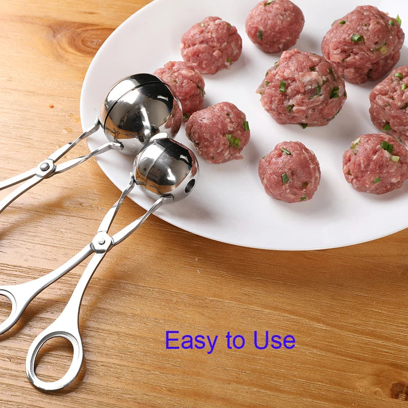 Meat ball Maker Clip Fish Ball Rice Ball Making Mold Stainless Steel Form Tools Kitchen Accessories Gadgets cuisine cocina