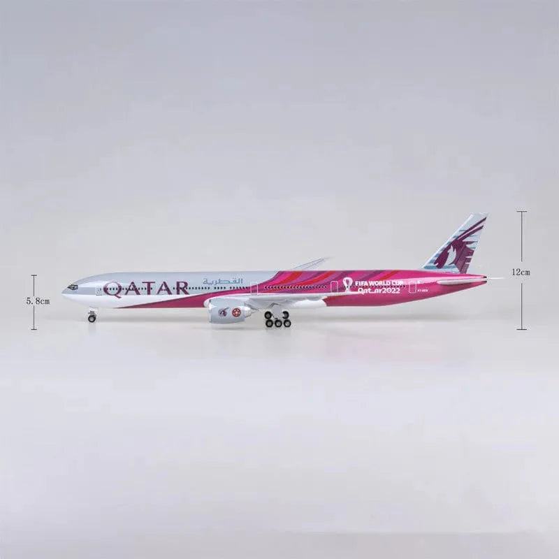 B777 Qatar - World Cup - Scale 1/150 - 47 cm - Scale airplane