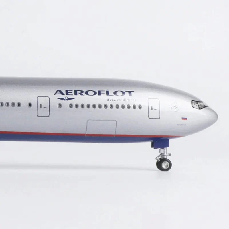 B777 Aeroflot - Scale 1/157 - 47CM - 18.5 in