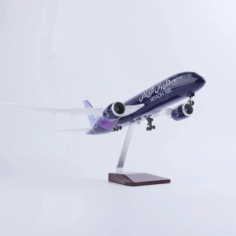 B787 Riyadh Air - Escala 1/130 - 43cm - 16,9 in - Modelo de avión