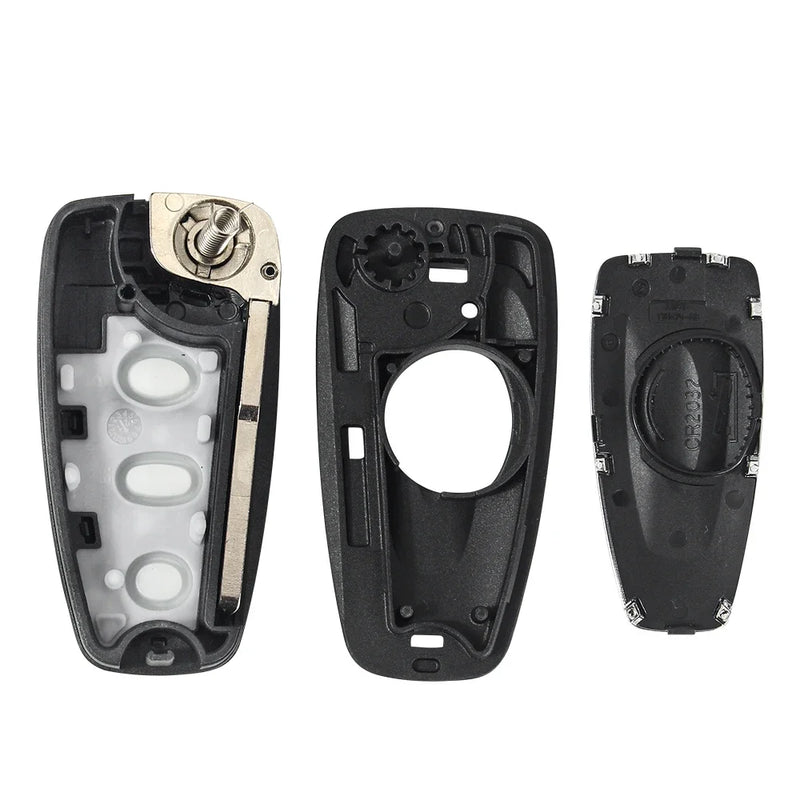 KEYYOU 1PCS New For Ford Focus Transit Custom MK8 Cargo Tourneo Custom 2012+ Fiesta 2013 Fob Case Remote Key Shell Case