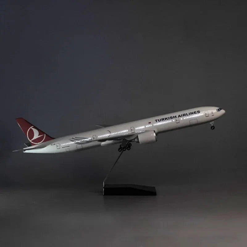 B777 Turco - Escala 1/157 - 47cm - 18,5 in - Modelo de avión