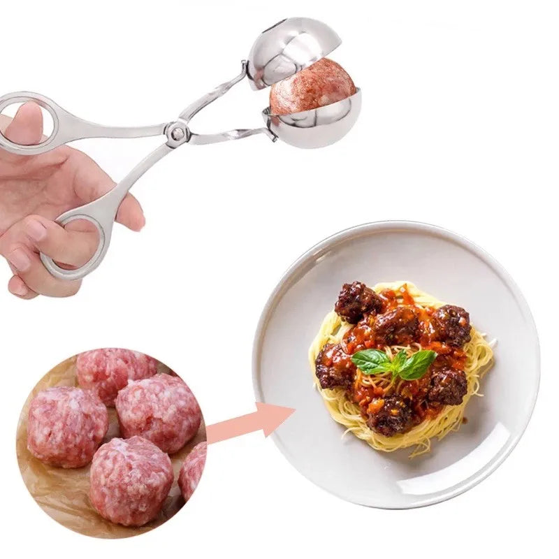 Meat ball Maker Clip Fish Ball Rice Ball Making Mold Stainless Steel Form Tools Kitchen Accessories Gadgets cuisine cocina